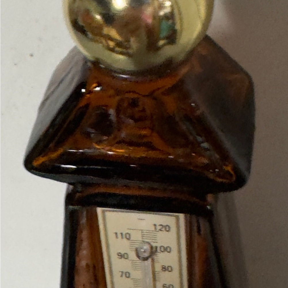 Vintage AVON Weather or Not Thermometer Glass Decanter - Picture 7 of 12